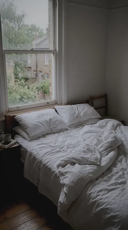Night Pane applied to You wake to a fogged pane and a cold room