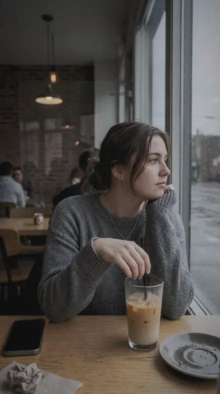 Wiper Sweep on You watch the rain from the cafe seat